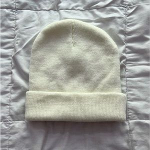 Solid Knitted Beige/ Cream Hat